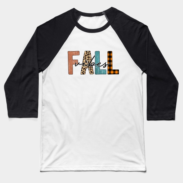 Fall Vibes Baseball T-Shirt by Sabahmd